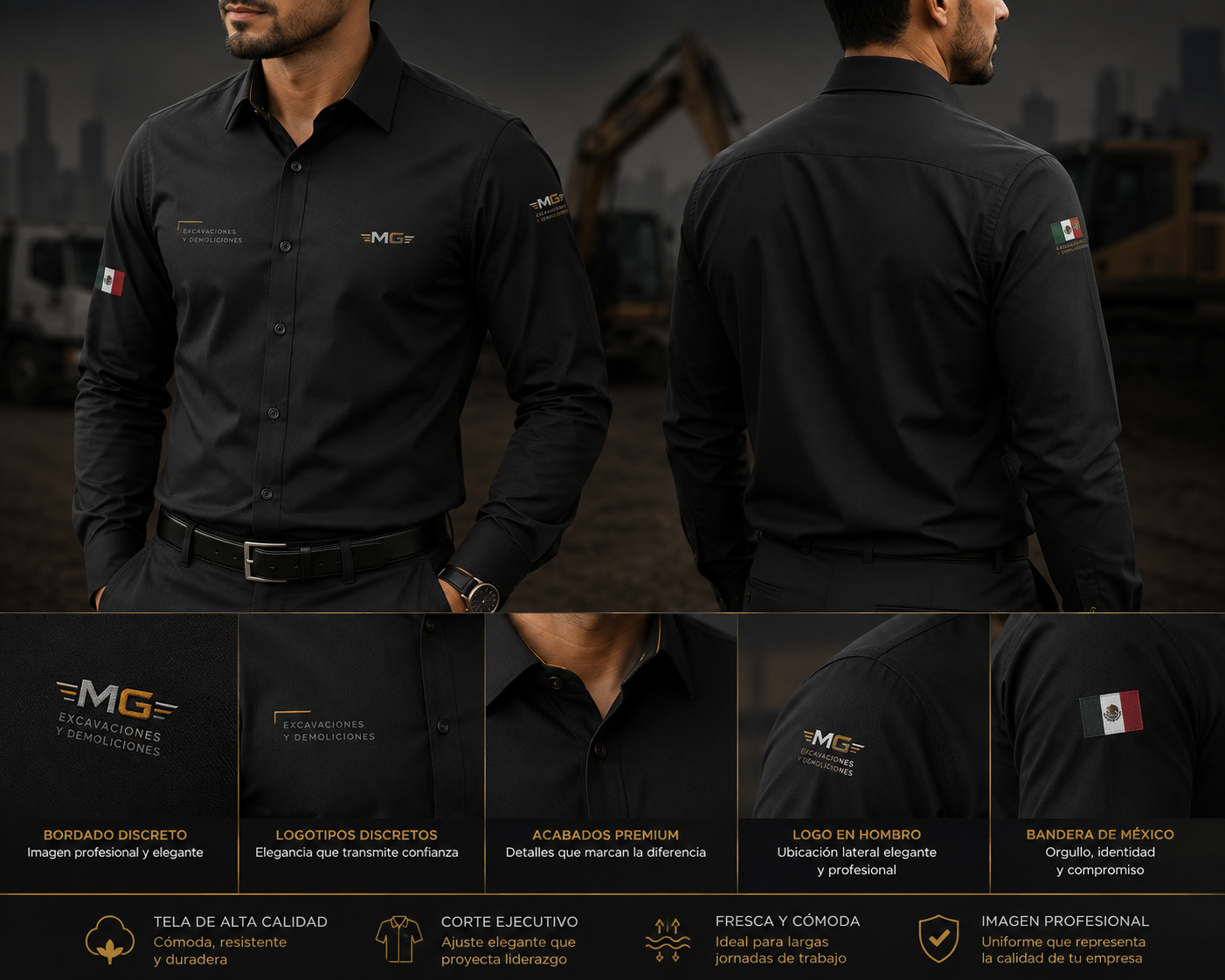 Camisa ejecutiva MG